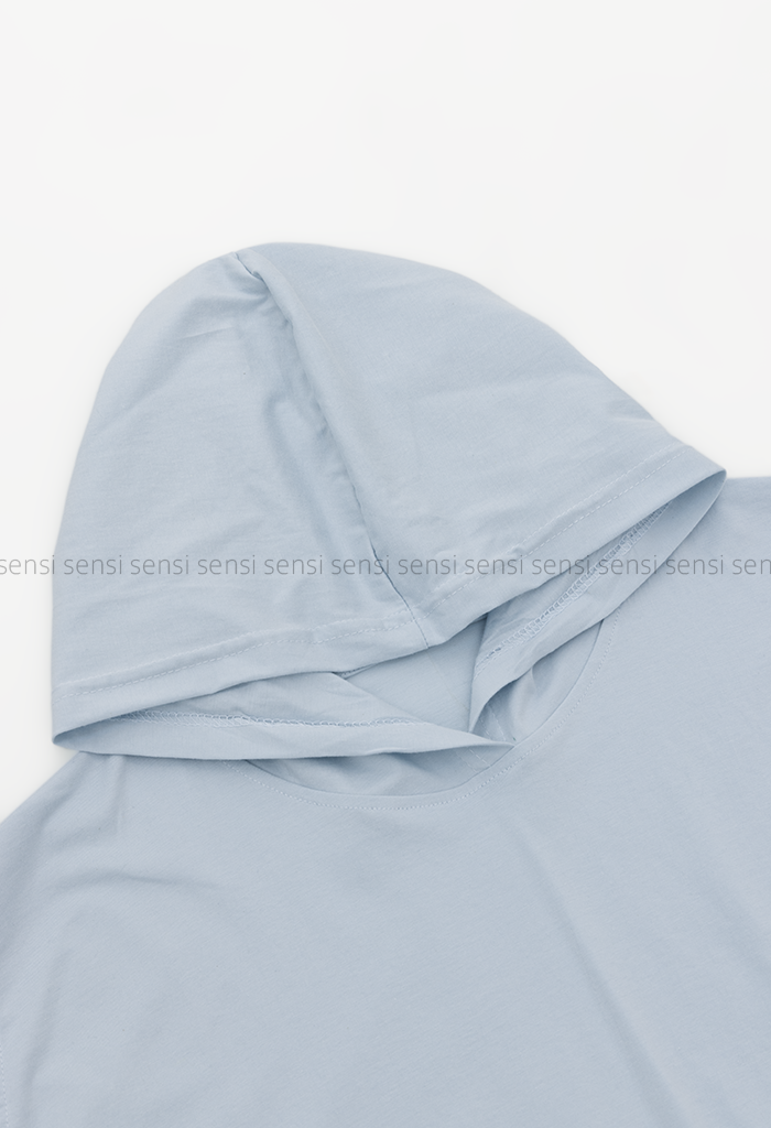 تیشرت باکسی کلاه دار رنگی کد1006034